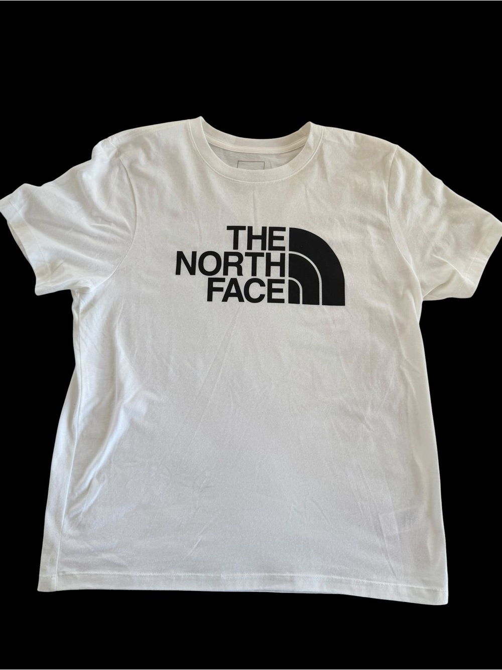 The North Face Women’s Logo Tee — White/Black — Size Large — NWOT Never Worn